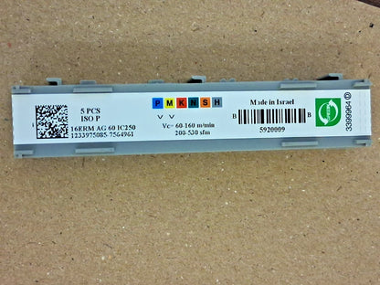 Iscar Carbide Laydown Threading Inserts QTY5 16ERM AG60 IC-250 5920009