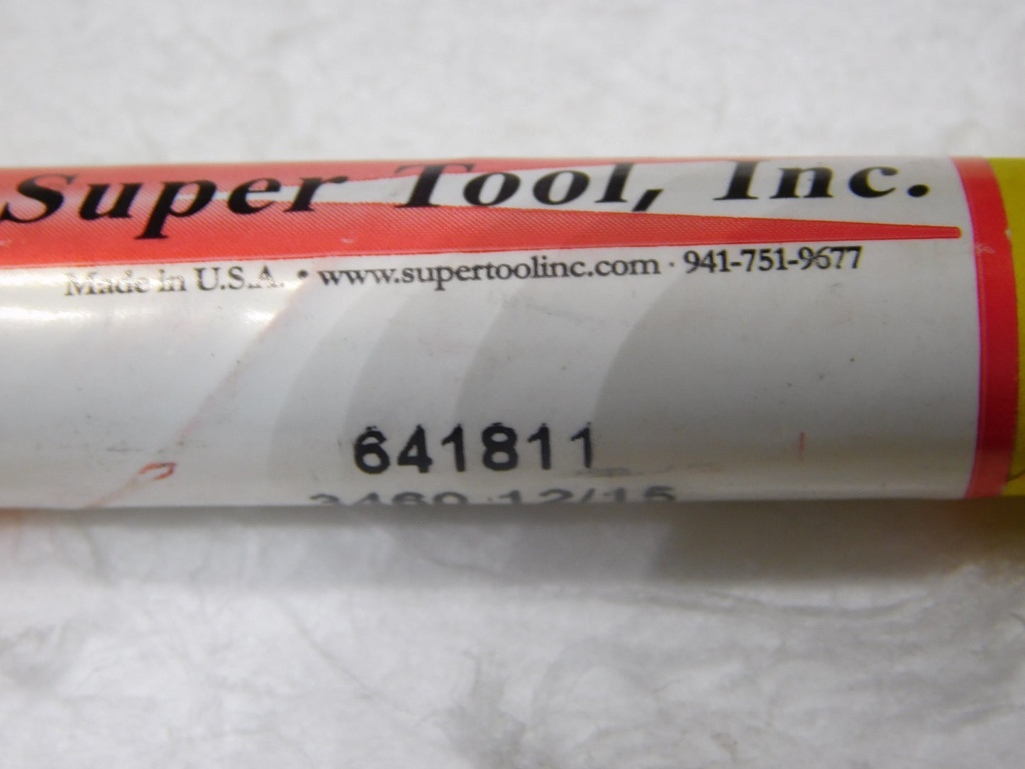 Super Tool Inc Carbide Tipped Chucking Reamer 0.346 Diameter 4Fl 6 OAL 641811