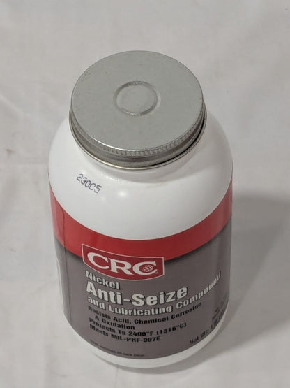 CRC High Temperature Anti-Seize Lubricant: 16 oz Bottle, Nickel Base 1007947