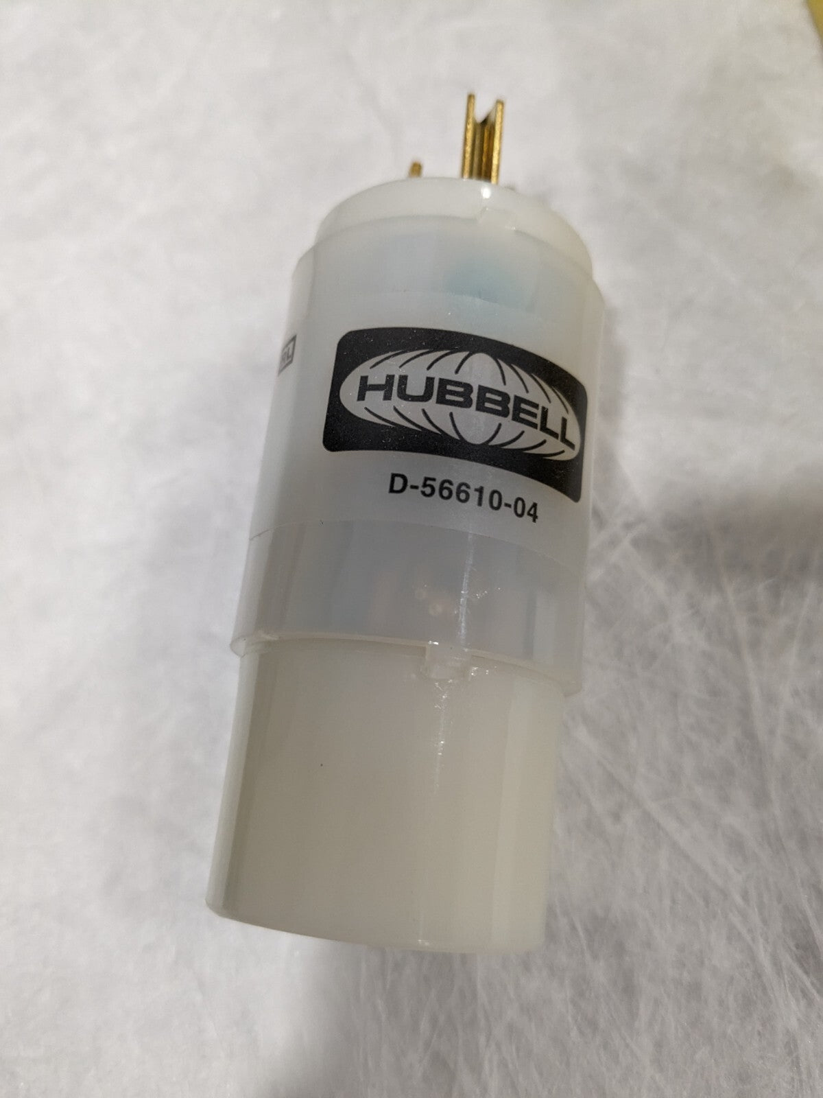 Hubbell 15A/125V Plug to 10A/250V 15A/125V Connector Adapter 9054A