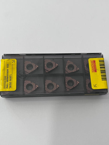 Sandvik Coromant Laydown Threading Insert: Carbide Left Hand, Internal 10 pack