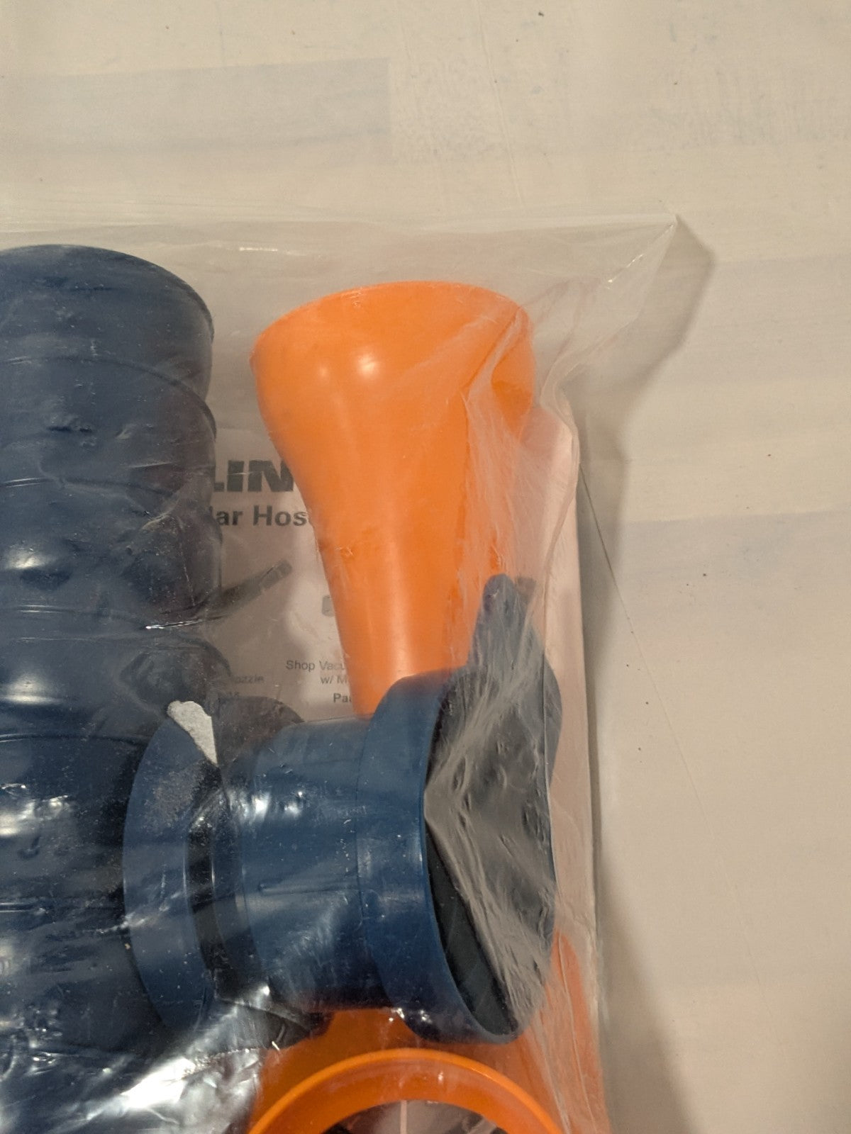 Loc-Line Shop Vacuum Kit, 2.5", Blue/Orange 80813