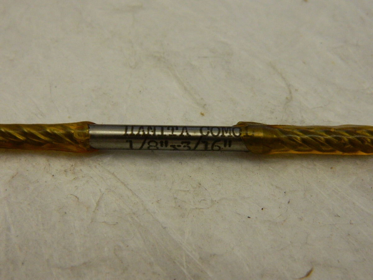 Square End Mill: 1/8   Dia 4FL cobalt QTY6 723-4344