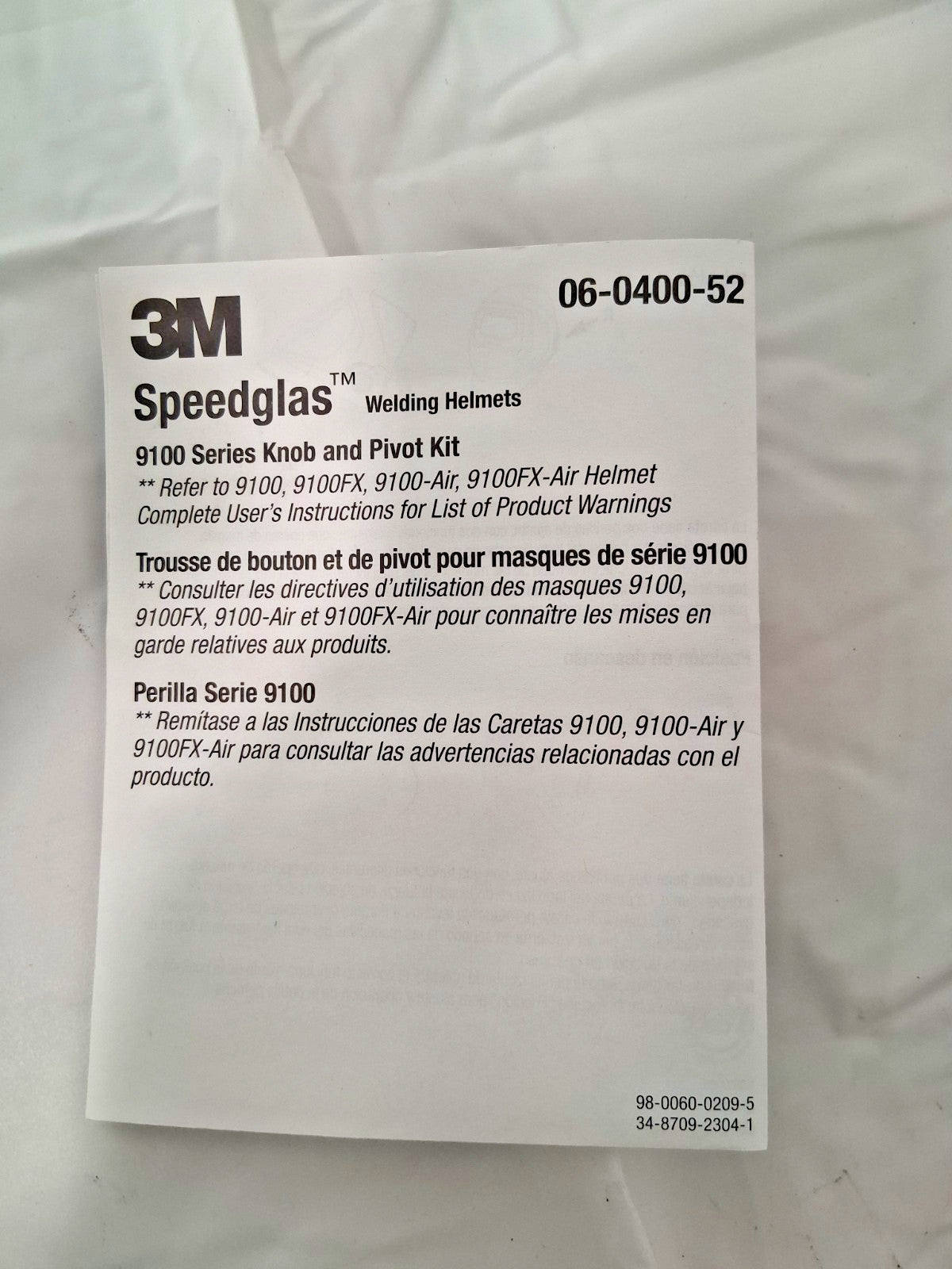3M Welding Helmet Accessories 2Pk 69953347