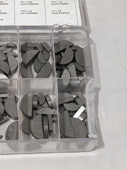 350 Piece Woodruff Keys & Keyway Assortment K25002050