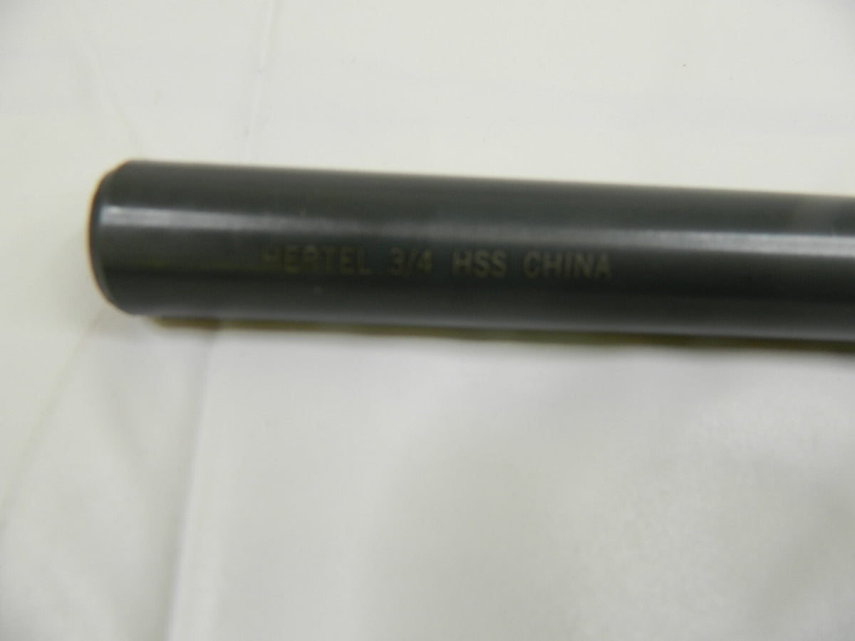 HERTEL HSS Extra Length Drill Bit 0.75 Dia, 118 °, 18 FL L, 24 OAL 89315758