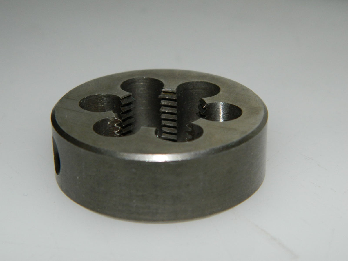 Cle-Line Carbon Steel Round Adjustable Die 3/8-18 1-1/2" QTY 2  C65494