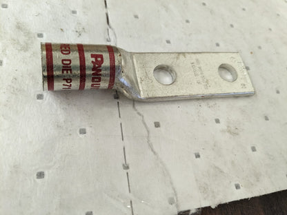 PANDUIT 10pk Rectangle Ring Terminal  Compression Connection LCD350-12-X