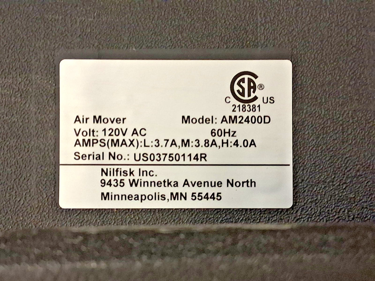 Nilfisk Floor Dryer 3 speed 2400 CFM 50000390