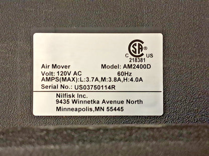 Nilfisk Floor Dryer 3 speed 2400 CFM 50000390