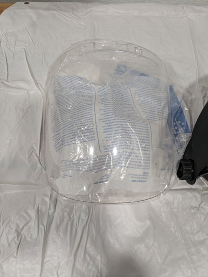 SELLSTROM Face Shield & Headgear: 9" High, 12-1/8" Wide S32010