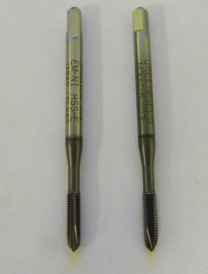 Widia Spiral Point Taps M3 X 0.50" 3FL D3 TiCN Qty. 2 #87421