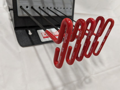 Eklind 10 Pc T-Handle Hex Key Set: Range 3/32 to 3/8" 50190