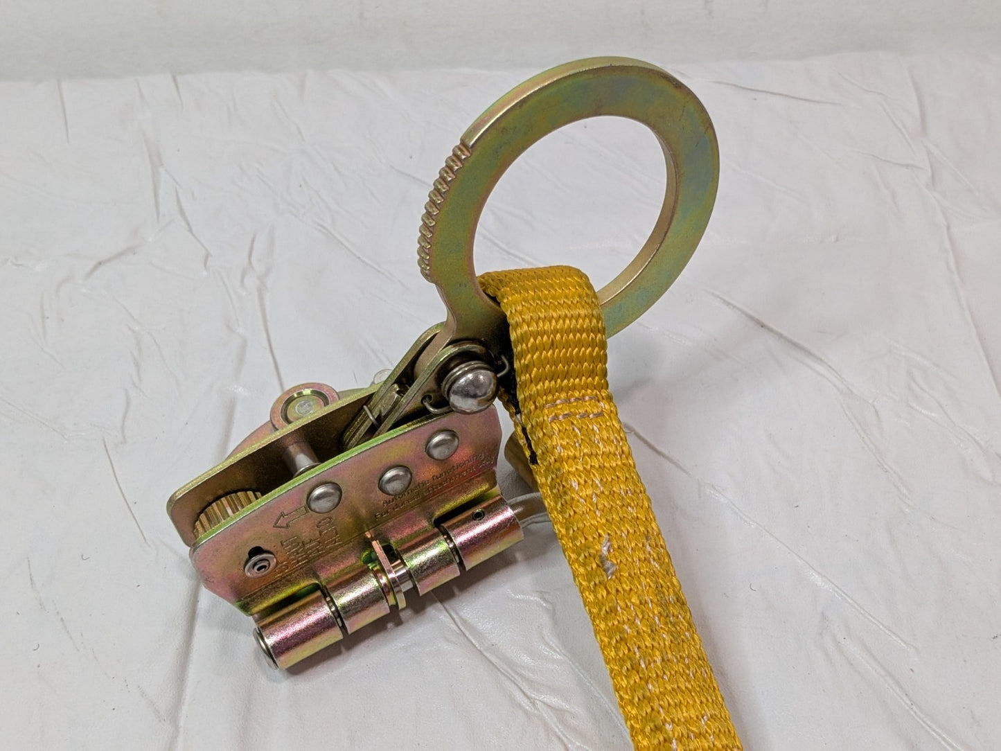 Werner Steel Trailing Rope Grab w/3 Ft Shock Absorbing Lanyard L250001