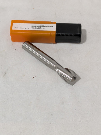 Hertel Square End Mill: 1/2" Dia, 13/16" LOC 2-1/2" OAL 41116138