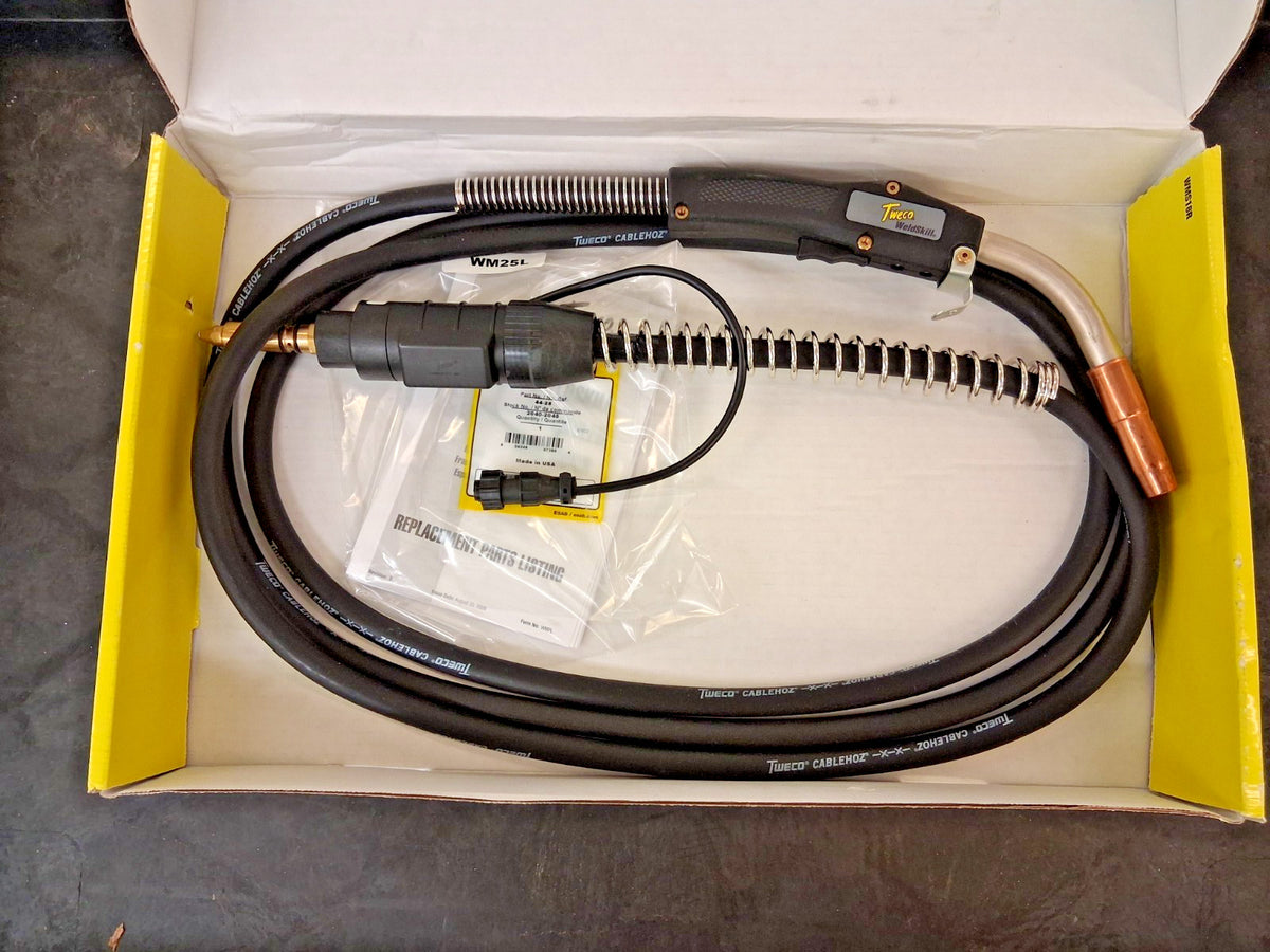 TWECO WeldSkill Miller Style Rear Connector WM250 Amp MIG Gun 15ft 10271032