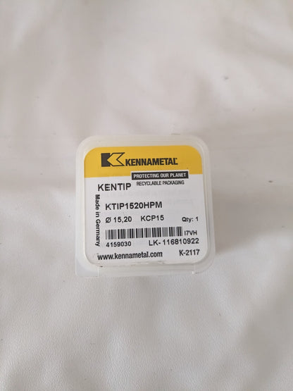 Kennametal Replaceable Drill Tip KTIP1520HPM KCP15, 0.5984″ Dia 4159030