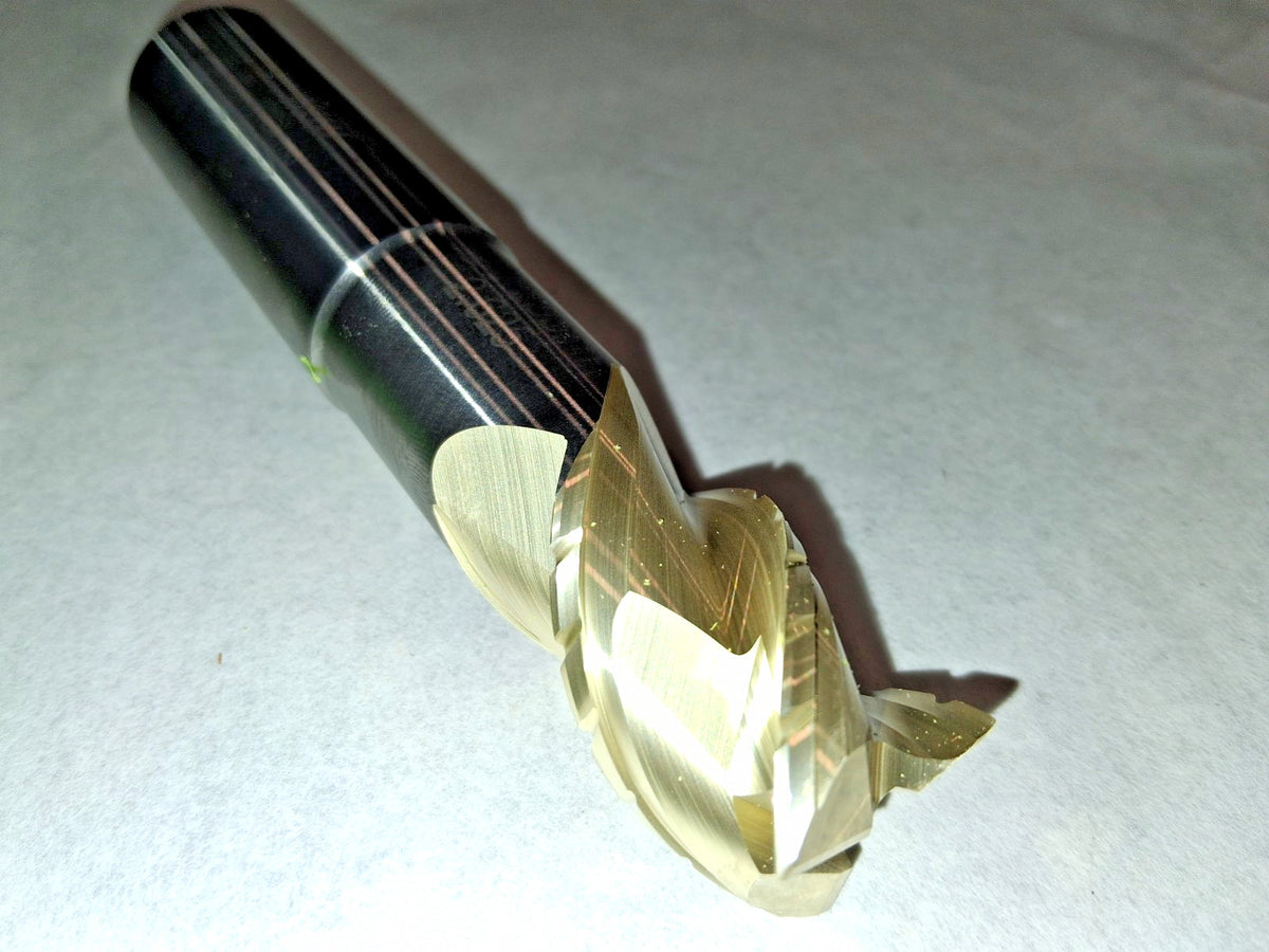 Helical Solutions Corner Radius End Mill 1" Dia 1" S H45AL-C-RN-31000-R.030