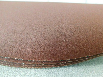 Pro-Grade Aluminum Oxide Adhesive PSA Discs 10Pk 15" Diam 120 Grit 809775-08286