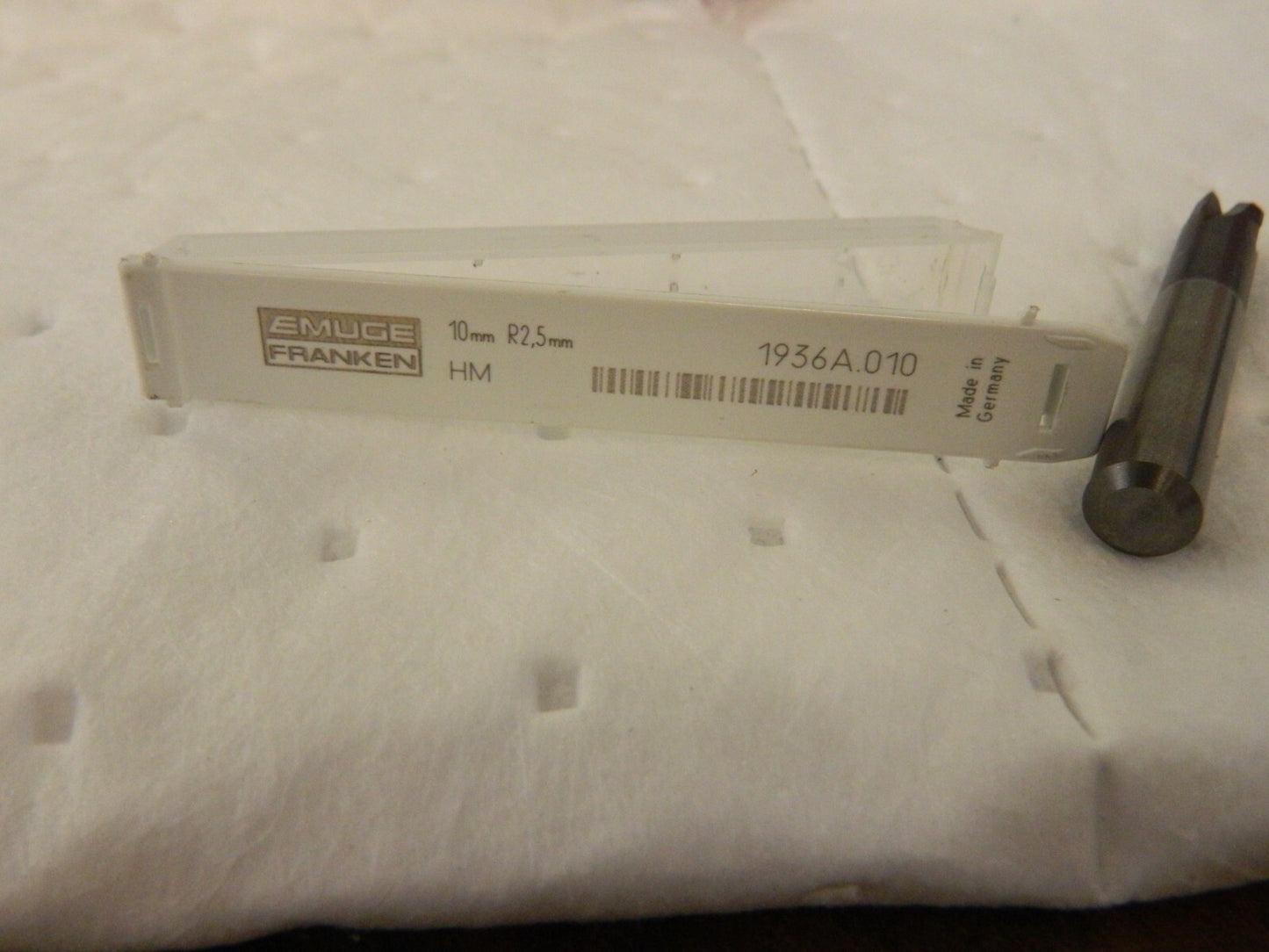 EMUGE Roughing & Finishing End Mill: 10 mm Dia 4 Fl Solid Carbide 1936A.010