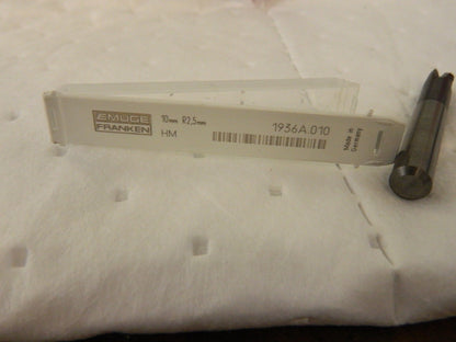 EMUGE Roughing & Finishing End Mill: 10 mm Dia 4 Fl Solid Carbide 1936A.010