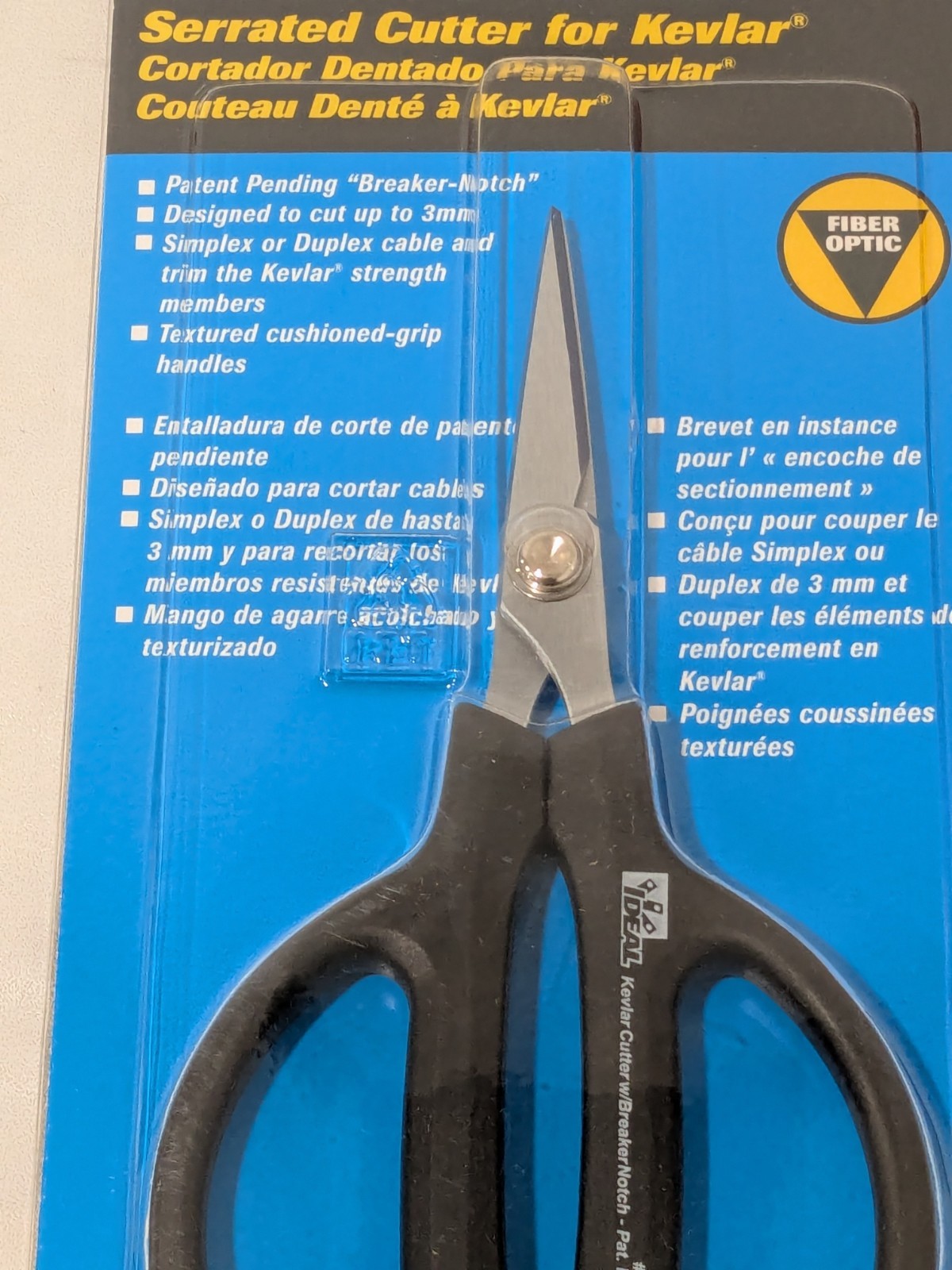 Ideal Electrical Serrated Fiber Optic Cutter w/Breaker Notch 45-344