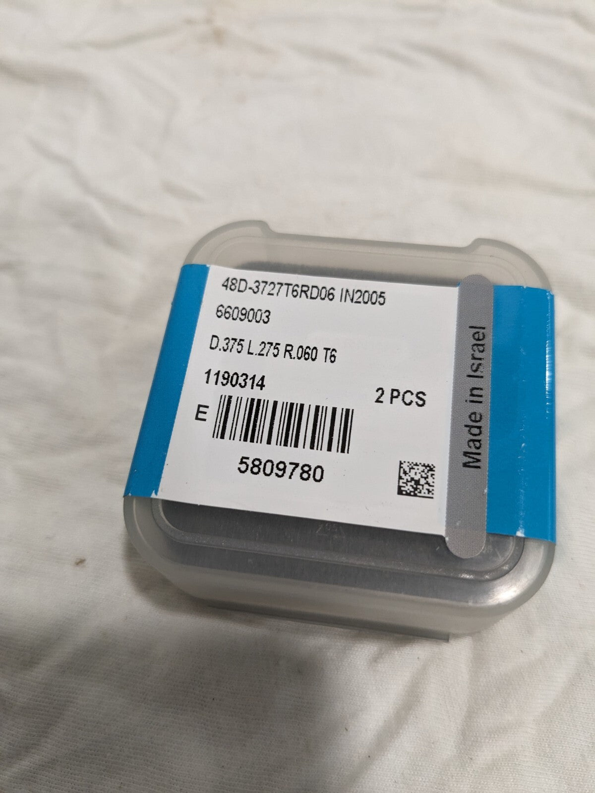 INGERSOLL 2pk Corner Radius&Corner Chamfer End Mill Heads 6fl 5809780