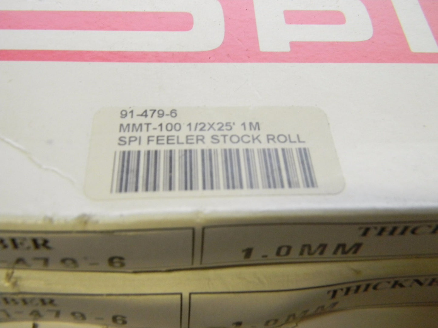 SPI 1mm Thick x 10 Ft. Long x 1/2 Inch Wide, Feeler Stock Roll  Qty. 2  91-479-6
