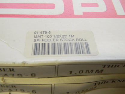 SPI 1mm Thick x 10 Ft. Long x 1/2 Inch Wide, Feeler Stock Roll  Qty. 2  91-479-6