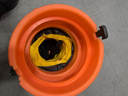 Allegro 8" Plastic Compact Canister with 15' Ducting 9533-01 MISSING 1 LID