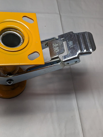 Albion Casters Mounting Height Position Floor Lock 16LF0580