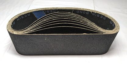 Abrasive Sanding Belt  3"Wide  24"OAL  80Grit  Silicon Carbide  *QTY 9