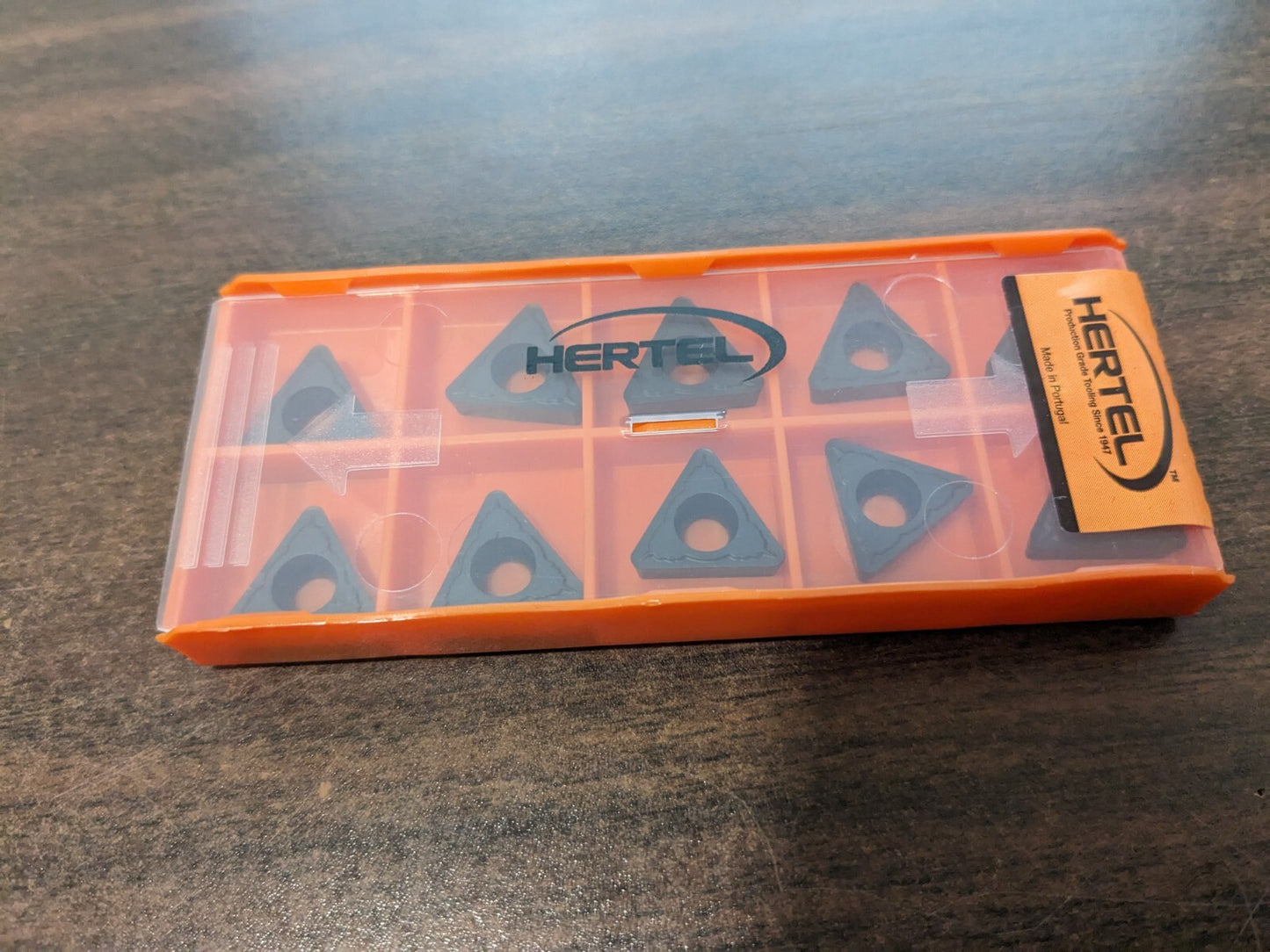 HERTEL Turning Insert 10pk TCMT 32.53LP HC1250T, Solid Carbide 1002415