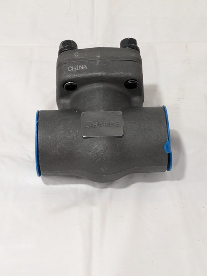 Sharpe Check Valve: Single Flow, Inline Swing, Steel 1.5", 1975 psi 4371001