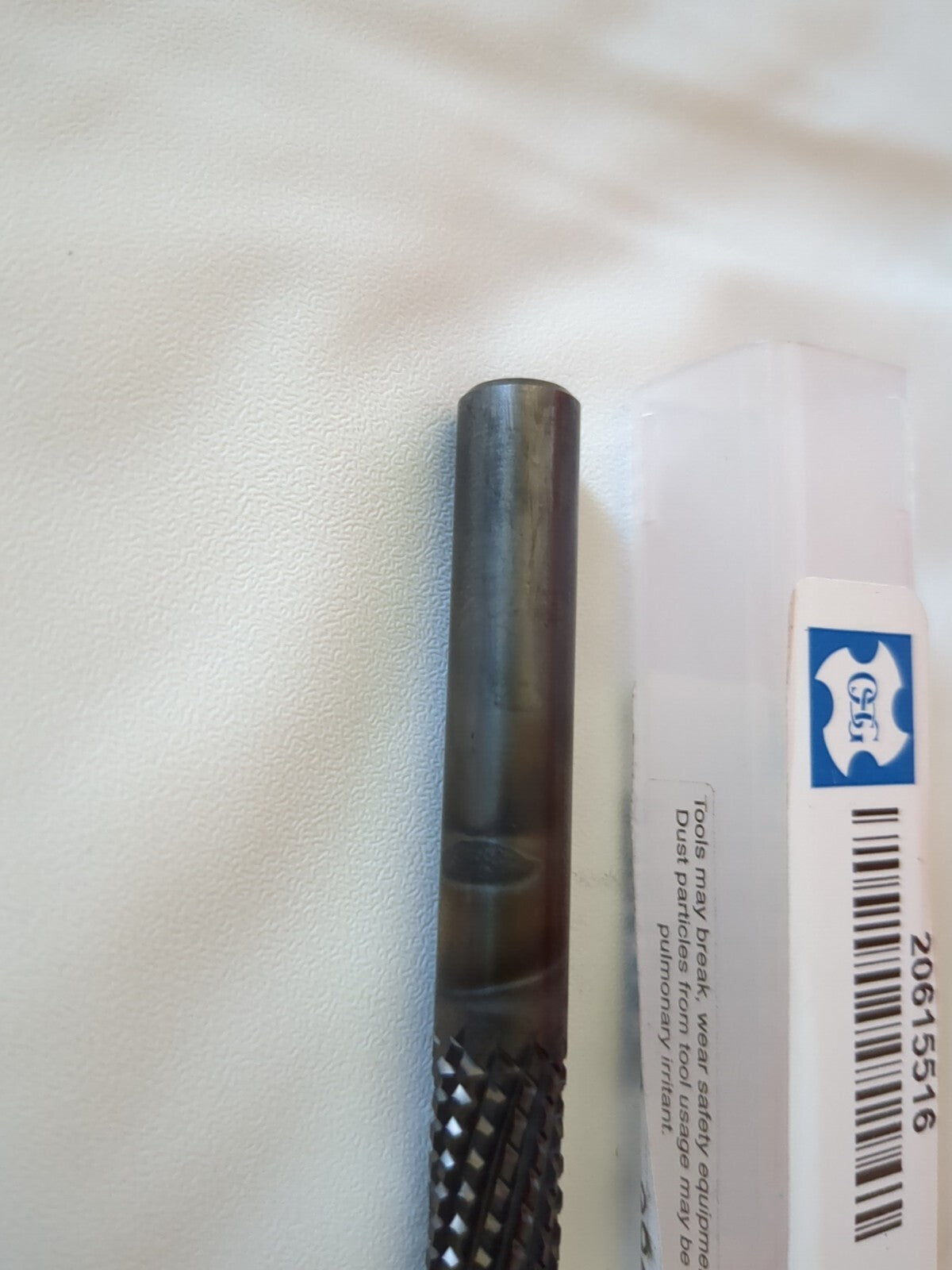 OSG Diamond Pattern Router Bit 0.375" Dia 2" LOC 3/8" Shank Dia S
