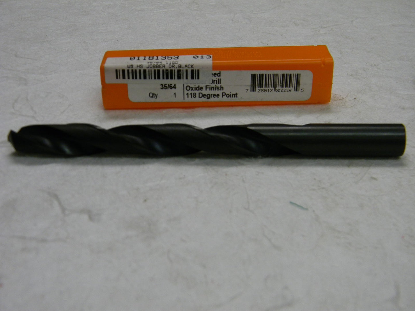 Hertel  35/64" 118° Point High Speed Steel Jobber Drill QTY 2  01181353