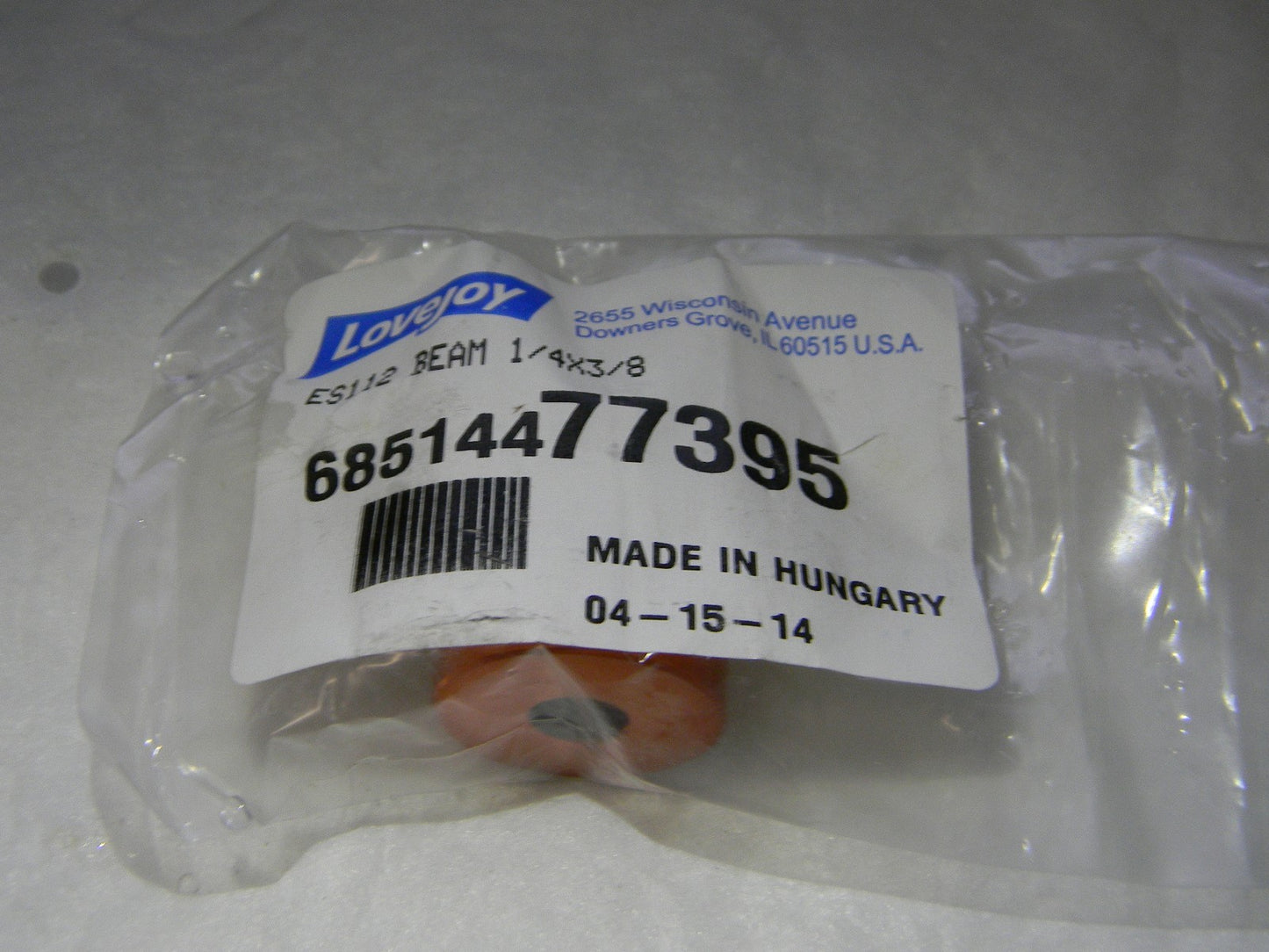 Lovejoy 1/4" to 3/8" Bore, Set Screw Type Flexible Coupling 6851447739