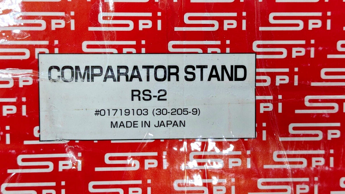 SPI Comparator Stand RS-2 8-1/2" OAL 30-205-9 DAMAGED