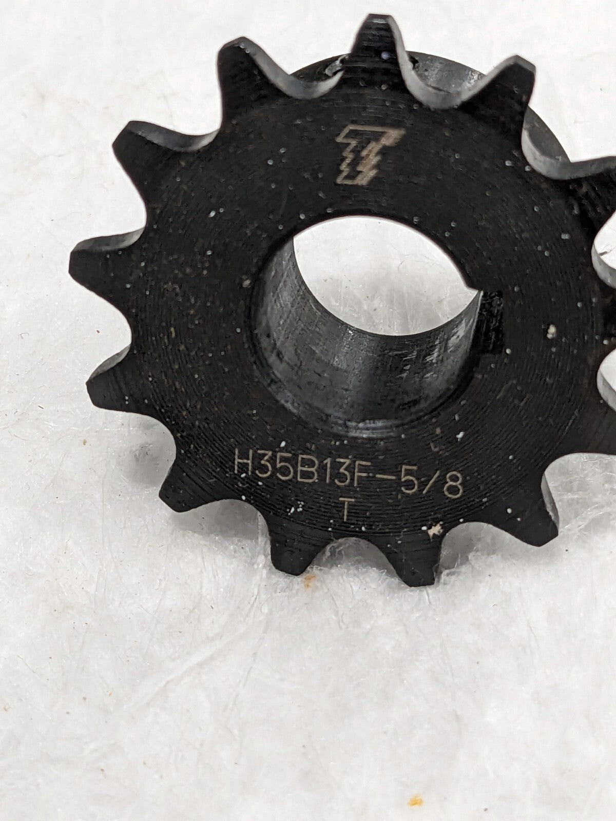 U.S. TSUBAKI Finished Bore Sprocket: 13 Teeth, 3/8" Pitch, 5/8" Bore 3