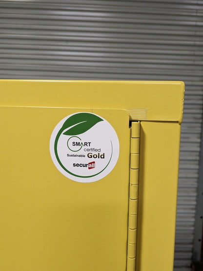 Securall Vertical Drum Storage Cabinet 120 Gal. Capacity V1110 Scratch N Dent