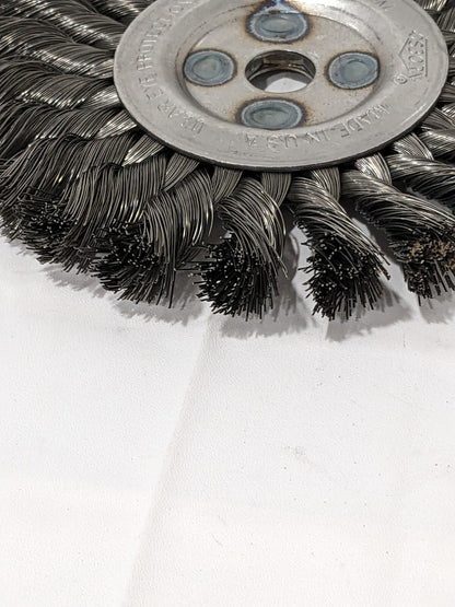 OSBORN Wheel Brush: 6" Wheel Dia, 1/2" Face Width 0002675800