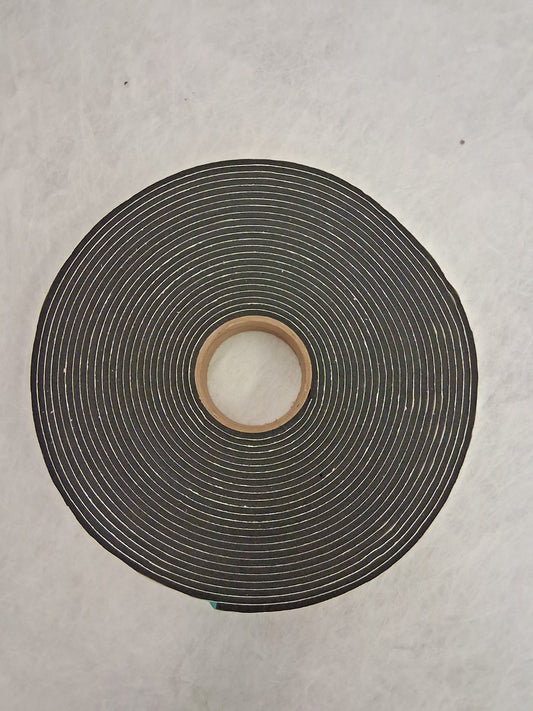 Professional Closed Cell PVC Roll 3/16" Thick 2" Wide Black 31938673