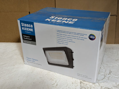 Stonco Keene Wallpack DualSelect LED Light Fixture Bronze 911401872481