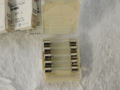 Mersen 250 VAC 0.38 Amp Time Delay Mini Glass Fuse 4 packs of 5 STG3/8-MSC