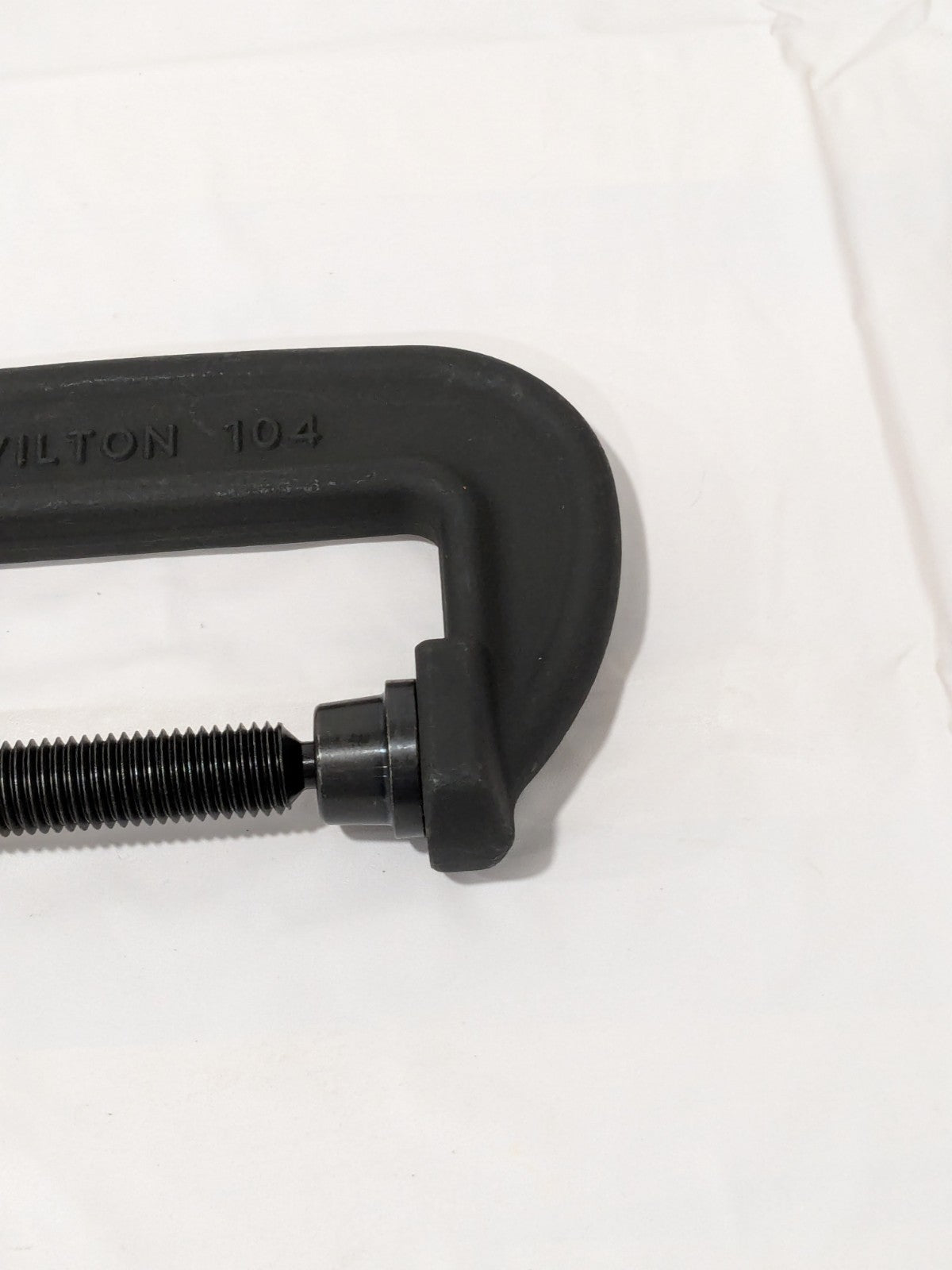 WILTON Heavy Duty C-Clamp: 4" Max Opening, 2-1/4" Throat Depth 14142