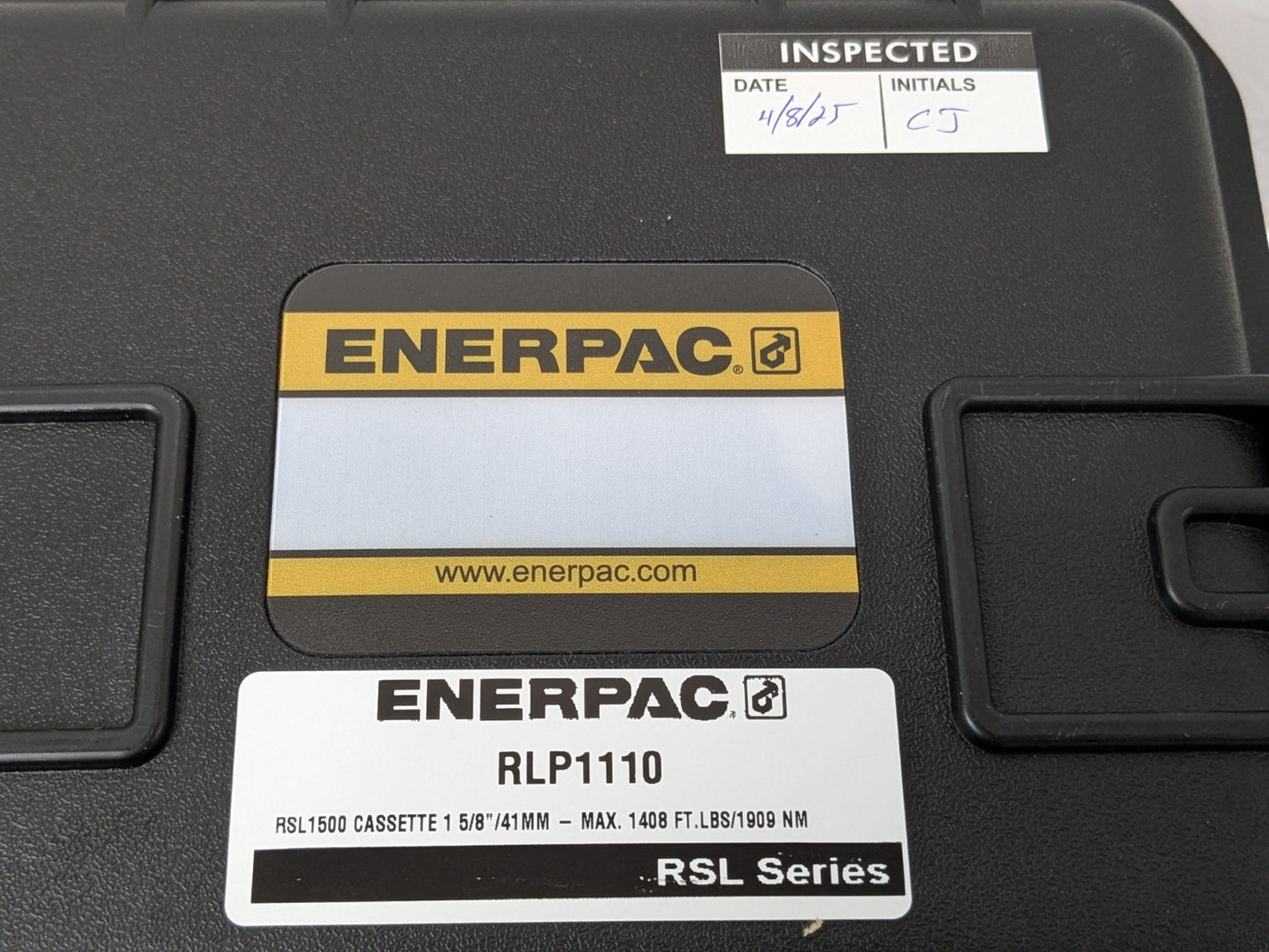 Enerpac RLP1110 RSL1500 Imperial/Metric Cassette 1-5/8" Hexagon AF Size RLP1110