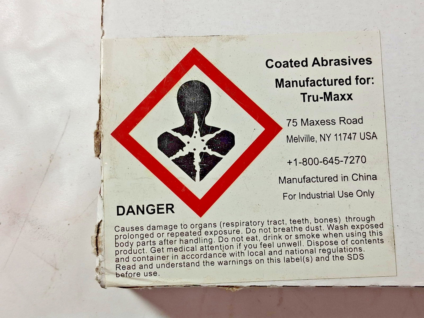 TRU-MAXX Aluminum Oxide Shop Roll 1" x 50 Yd 220 Grit 01135961
