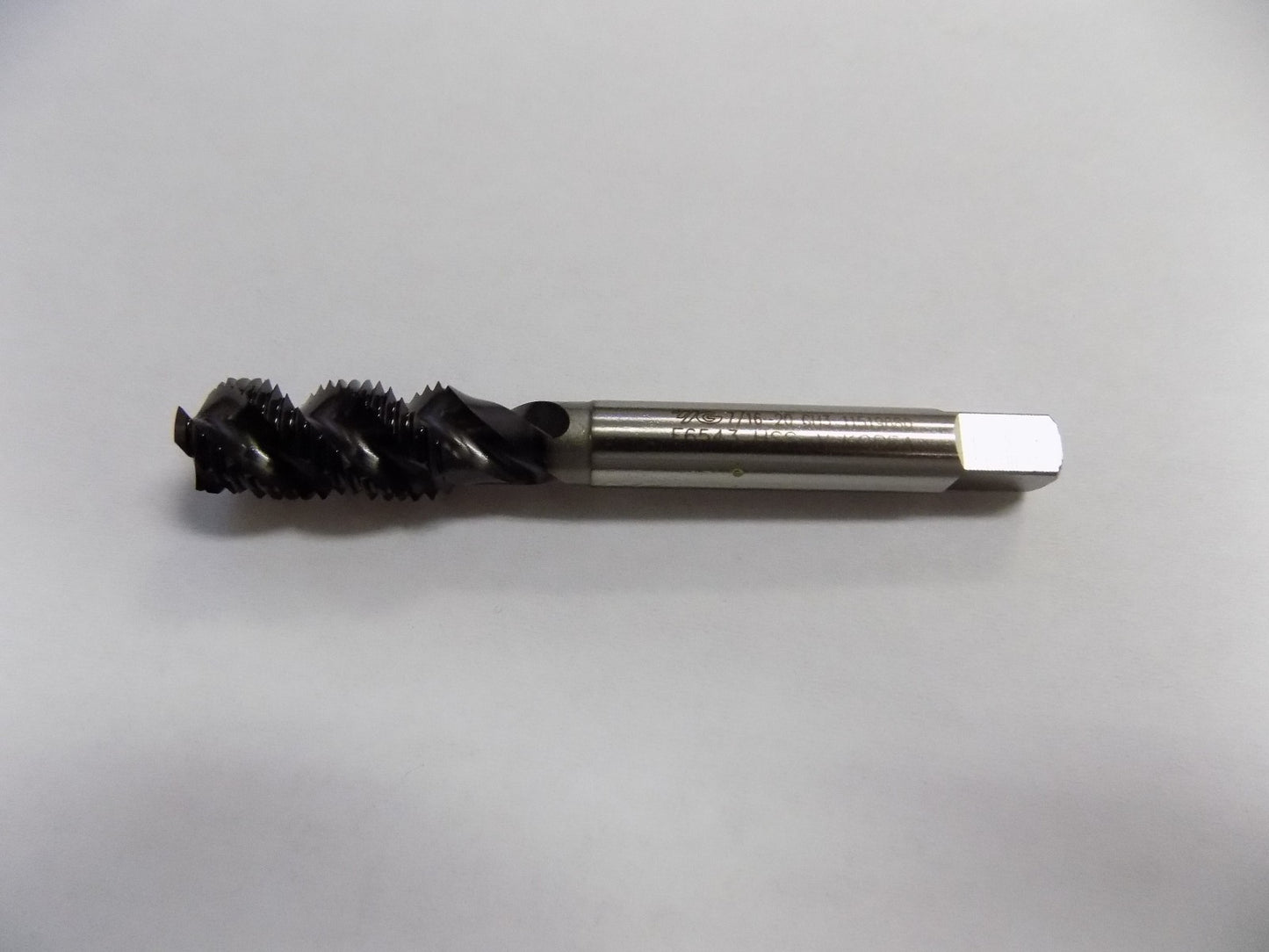YG-1 7/16" - 20 Gh3 3 Flute Spiral Fluted Bottoming Hardslick Coated Taps F