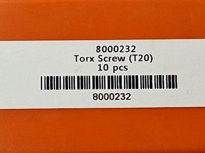 Hertel Torx Screw for Indexables QTY10 M5 x 0.8 Thread 8000232