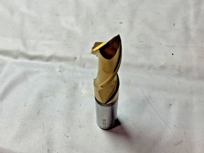 Cleveland Cobalt Square End Mill 1/2" Dia 1" LOC 2FL C32521